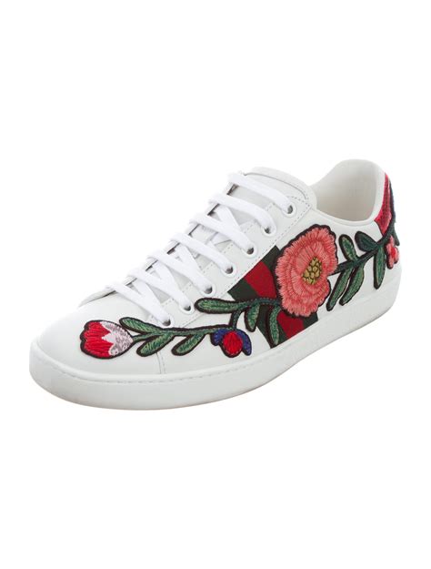 gucci flower shoes men